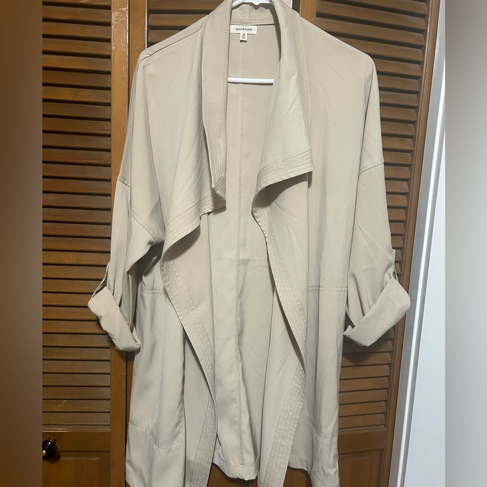 Max Studio Khaki Lightweight Jacket